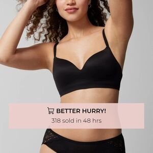 Soma Black Seamless Bra